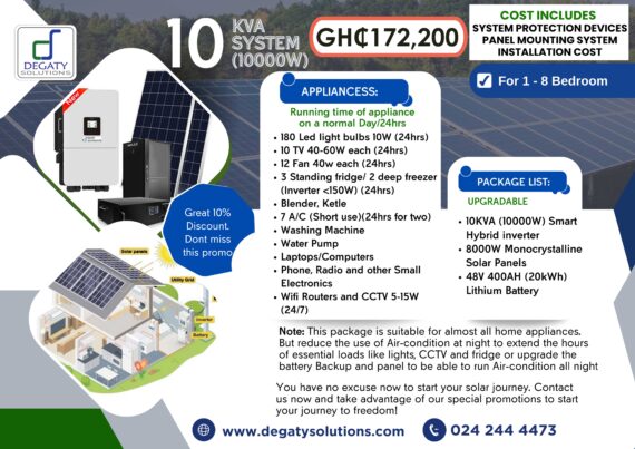 10KVA PACKAGE 20KWH LITHIUM BATTERY